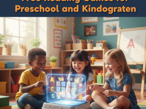 Free Reading Games for Preschool and Kindergarten