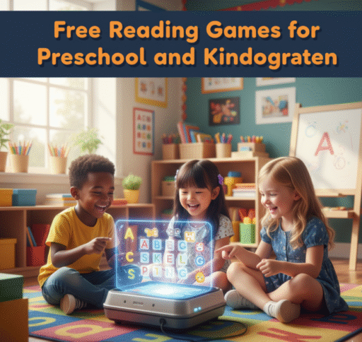 Free Reading Games for Preschool and Kindergarten