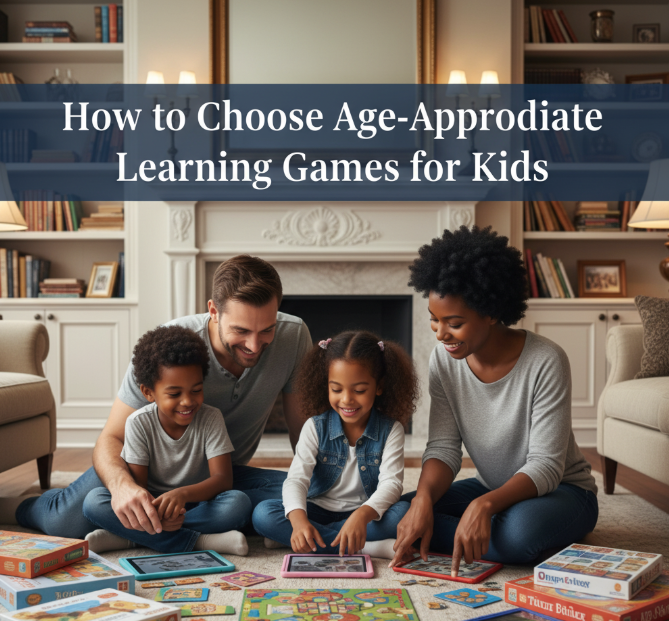 How to Choose Age-Appropriate Learning Games for Kids