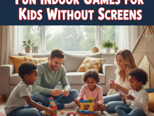 Fun Indoor Games for Kids Without Screens