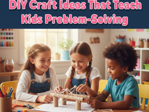 DIY Craft Ideas That Teach Kids Problem-Solving