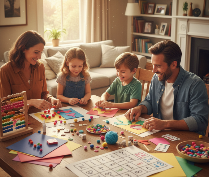 Creative DIY Math Games for Home Learning