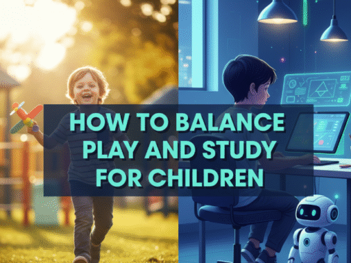 How to Balance Play and Study for Children