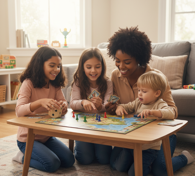 Benefits of Cooperative Games for Sibling Bonding