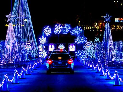 Best Holiday Lights Drive-Thrus and Christmas Light Shows in Atlanta | Mommy Poppins