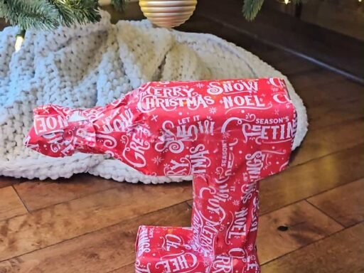 Fake Drill Wrapping Paper Gift Idea