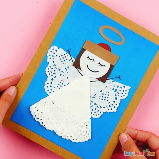 Christmas Angel Doily Craft