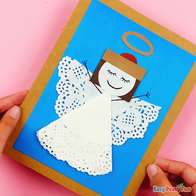 Christmas Angel Doily Craft