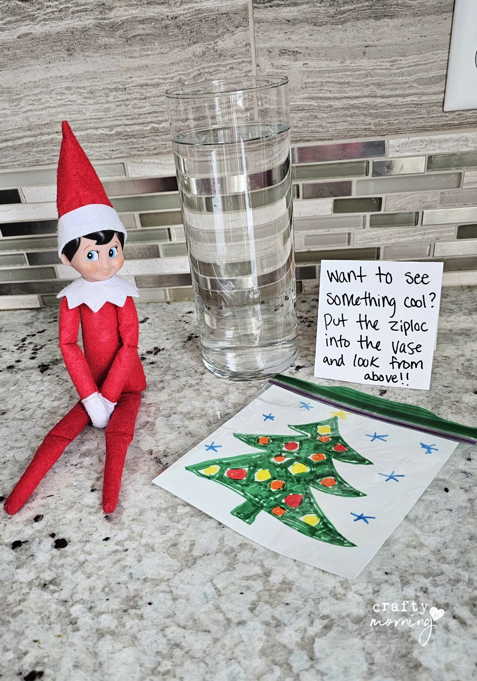 Water Refraction Experiment - Crafty Morning